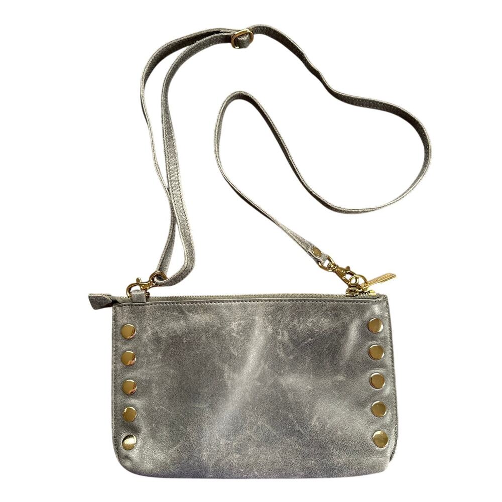 Hammitt Los Angeles Gray Crossbody and Wristlet Purse Designer